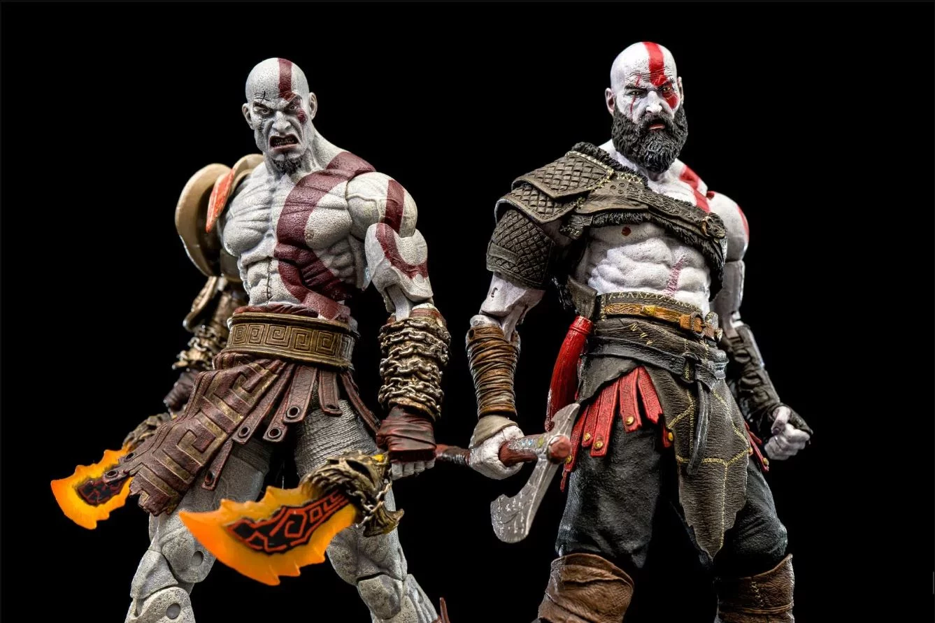 The younger Kratos and recently Kratos - the creation of Kratos