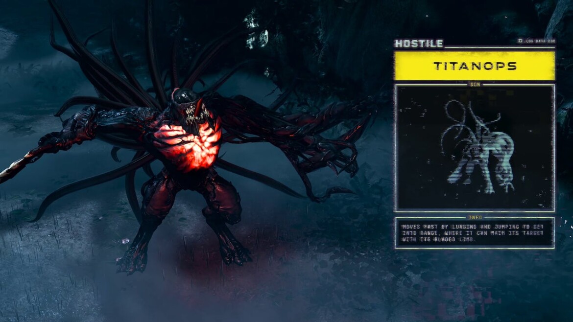 With giant body, Titanops still has quickly moveset